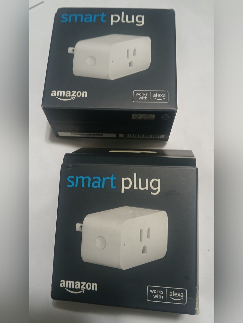 2 NEW Amazon White Smart Plugs